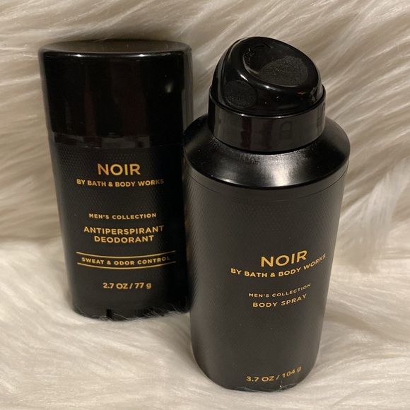 2-pc Set “NOIR" Men's Collection by BBW Full Sz Body Spray + Anti Deodorant, NWT - Picture 1 of 6